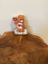 Vintage Care Bear Tenderheart Bear Wooden Cut Out Figure 1984 American Greetings