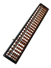  Wooden Soroban Abacus Calculation Quoting Finger Snap Japanese USED K