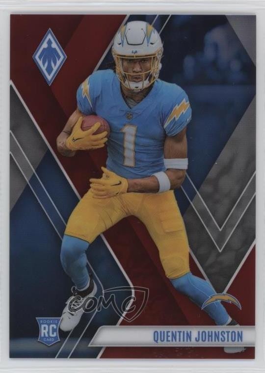 2023 Panini Phoenix Rookies Red 247/250 Quentin Johnston #107 Rookie RC n0c