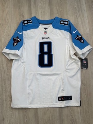 Genuine Nike On Field Elite Marcus Mariota Tennessee Titans NFL Jersey 48 Men XL
