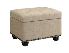  5th Avenue Storage Ottoman Tan