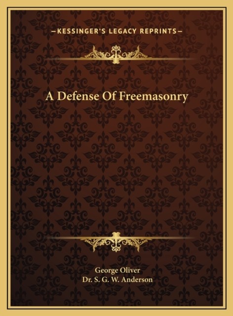 DEFENSE OF FREEMASONRY A DEFENSE OF FREE (Paperback Book)