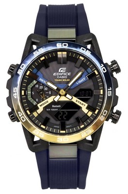 Casio EDIFICE Sospensione Nighttime Drive Mobile Link ECB-2000NP-1A Herrenuhr