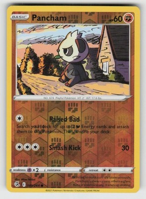 Reverse Holo Pancham 149/264 Common Fusion Strike Near Mint