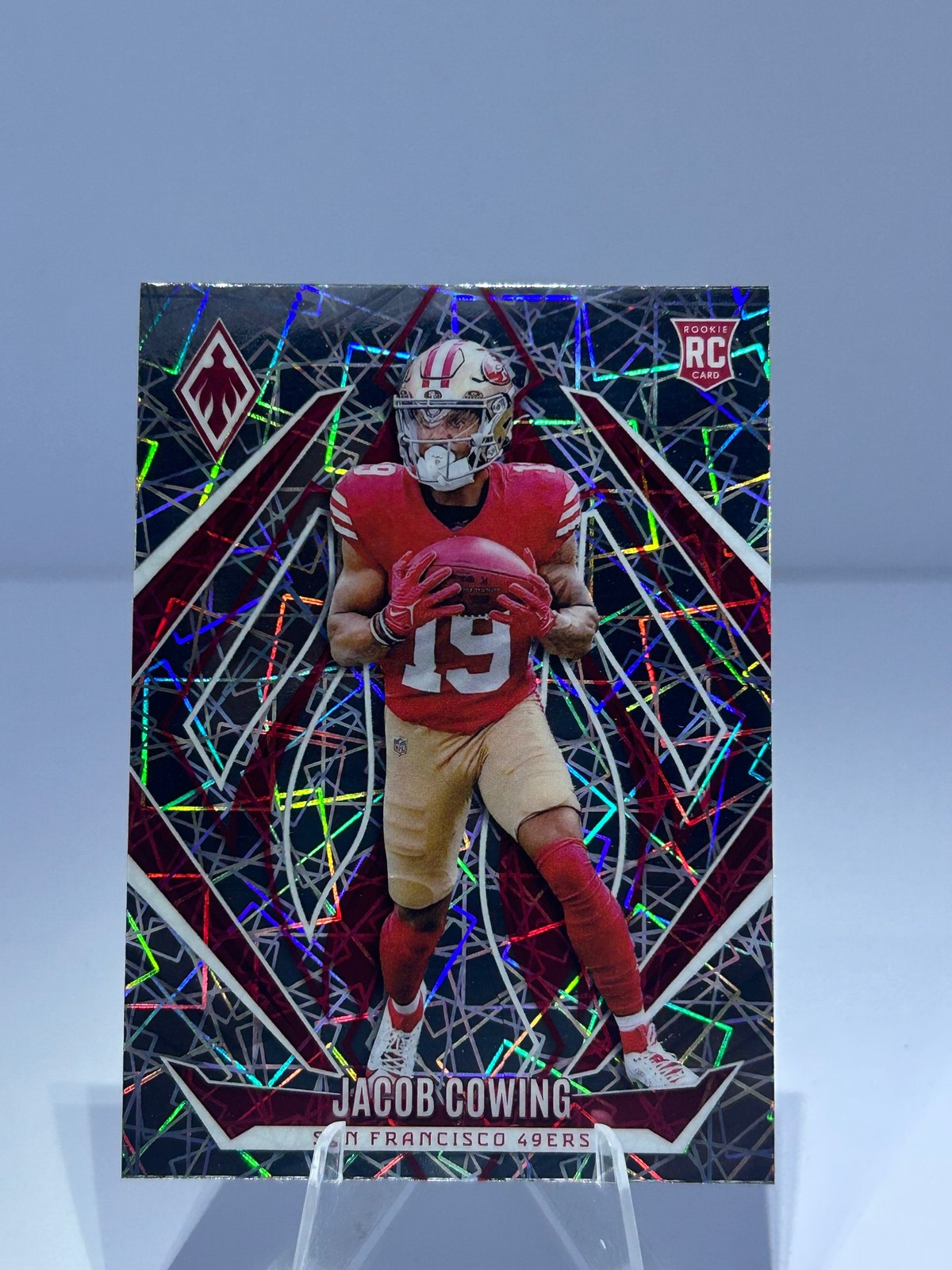 2024 Panini Phoenix - Rookies Jacob Cowing #186 Lazer (RC)