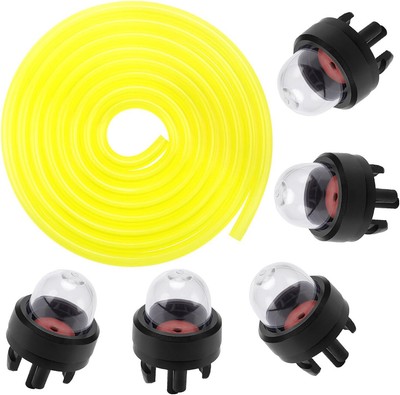 5 Stück Snap-In Primer Birne Pumpe und 1 Stück 1,5m Benzin Kraftstoffleitung Schlauch Schlauch (2,5 x