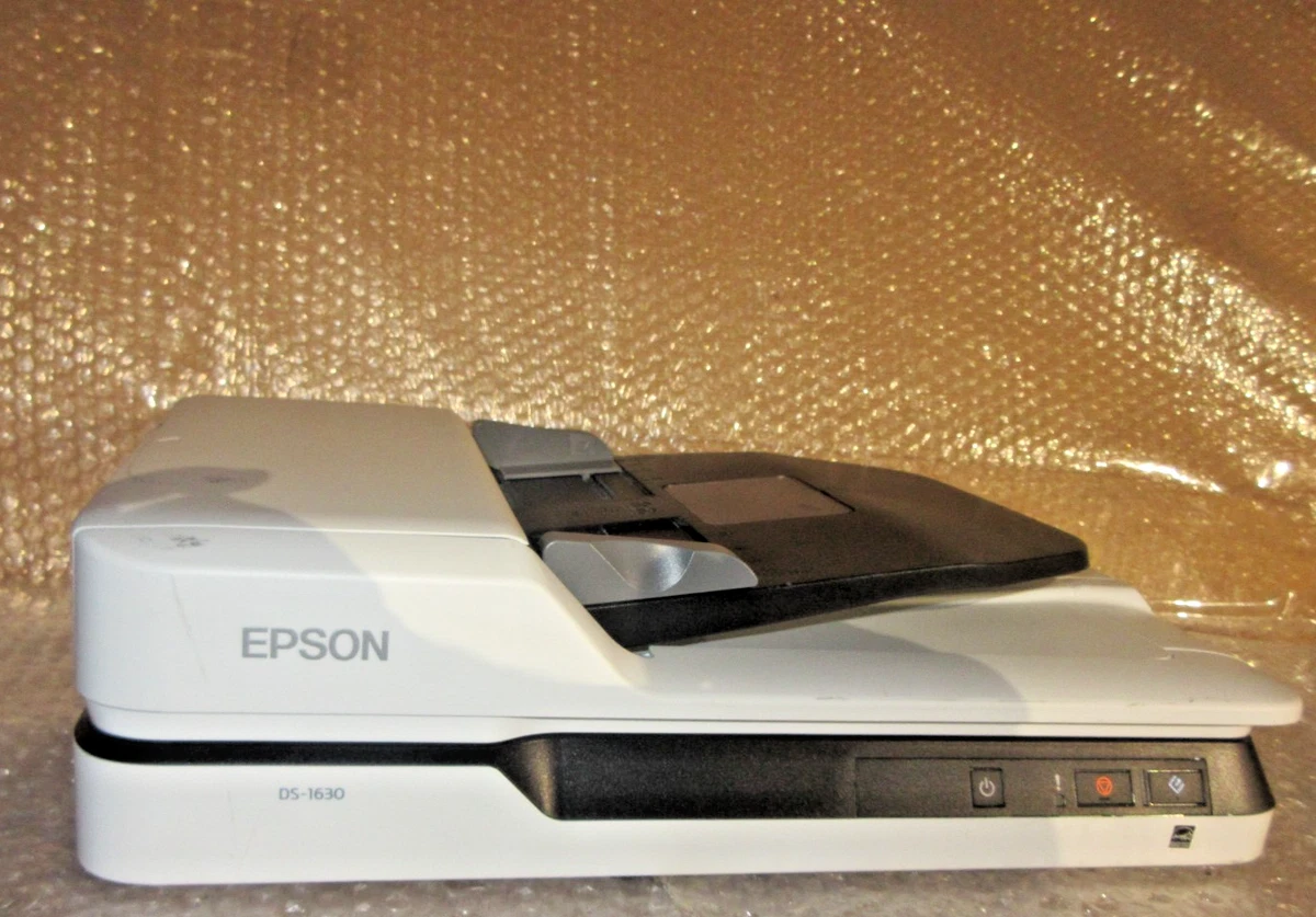 Epson DS-1630 Flatbed Color Scanner J411B with Power Cable | eBay