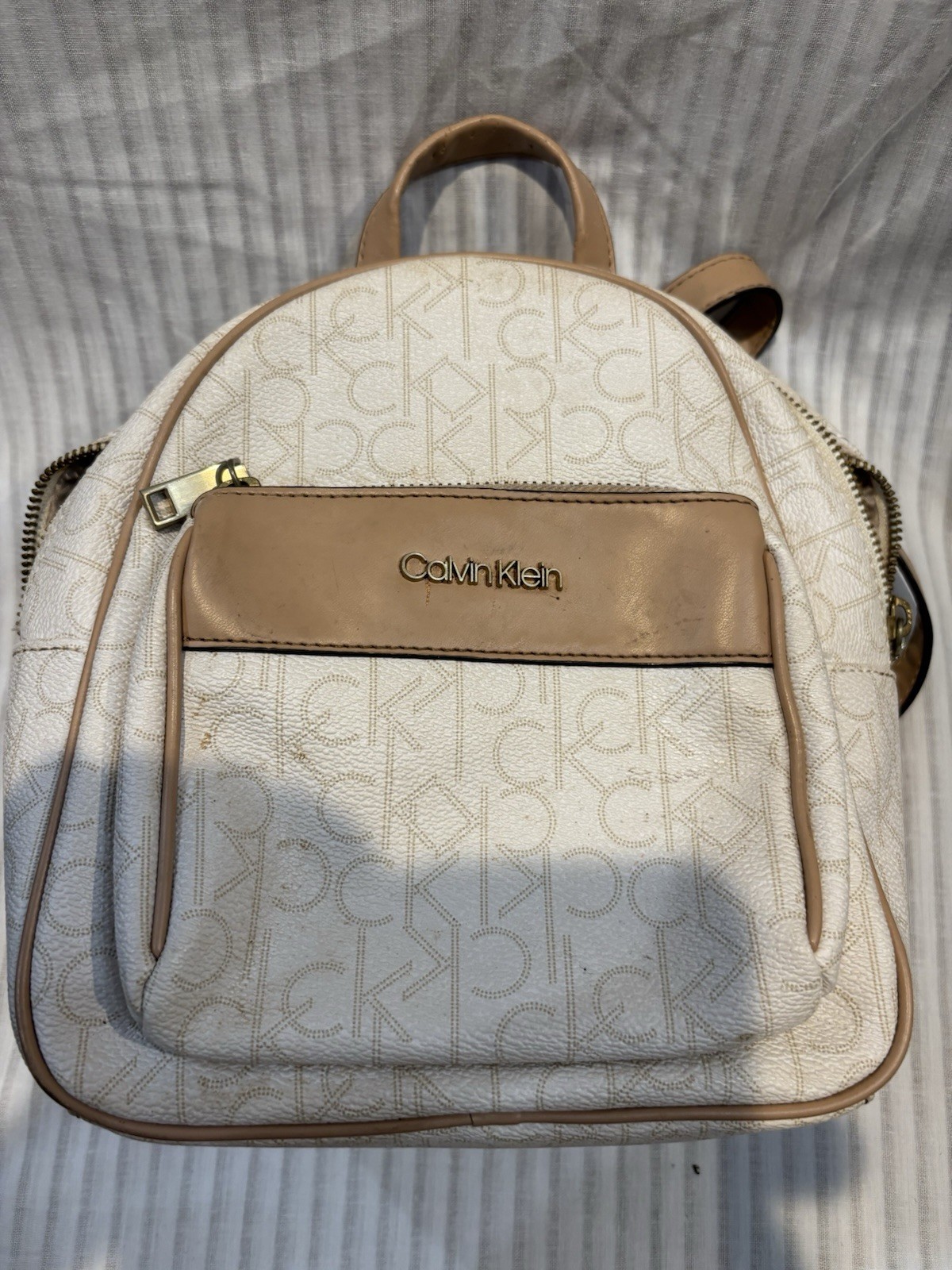 CALVIN KLEIN Mini Backpack Purse - image 1