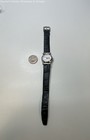 Anne Klein Silver Tone Black Leather Banded Ladies Watch 16.5g — photo 2
