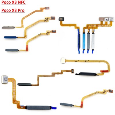 Power Fingerprint Sensor Touch Button Flex Cable For Xiaomi Poco M3 M3 Pro F3 X3