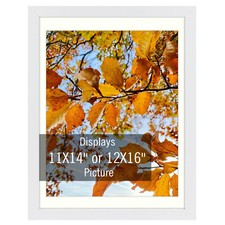 12x16 Picture Frames for 8.5x11 or 11x14 Photo for Wall with Plexiglass