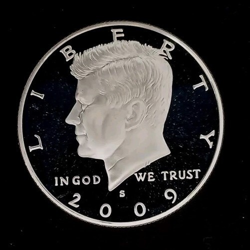 2009-S 90% Silver Kennedy Half Dollar Deep Cameo Gem Proof ~ Free Shipping!