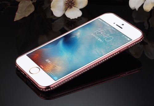Luxury Crystal Diamond Bling Gel Case TPU Cover for iPhone 5 / iphone 6 / 6 Plus - Picture 8 of 11