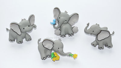 Tiny Trunks / Elephant Shape Shank Buttons / Jesse James / Crafts ~ Sew ~ Quilt