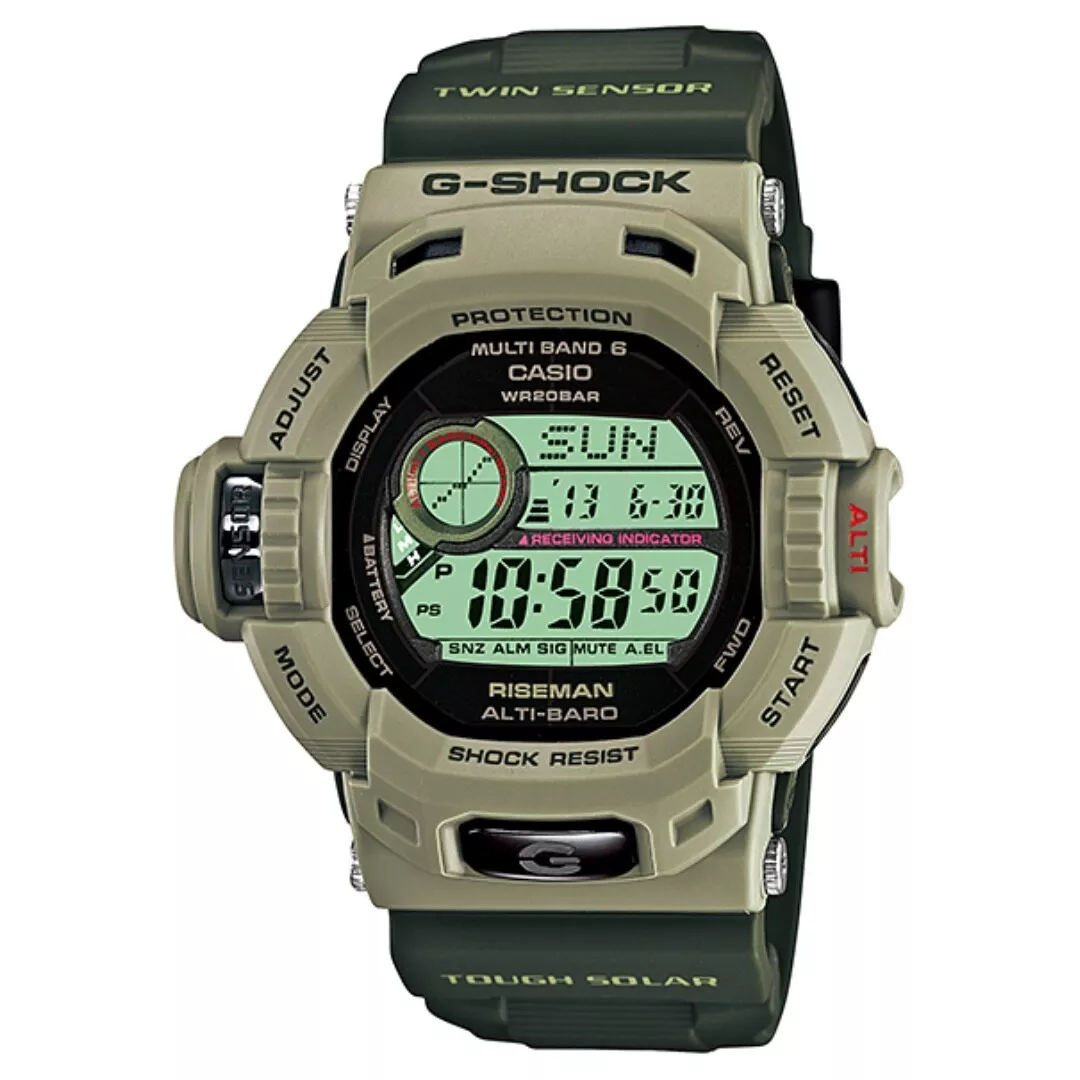 Casio G-Shock Riseman Tough Solar Atomic Multiband 6 Men's Watch  GW-9200ERJ-3