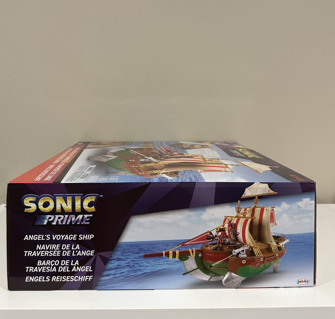 Sonic The Hedgehog Prime Angel&rsquo;s Voyage Ship Action Figure Playset NEW 2023