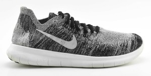 womens nike free rn flyknit 2017 black and white
