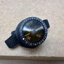 Vintage AQUASTAR GENEVE Wrist Compass Made in Switzerland/Collector's Item Swiss