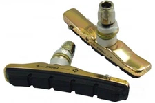 Cartridge V Brake Pads with Titanium Finish for Shimano XTR, XT, SRAM 9.0 Avid