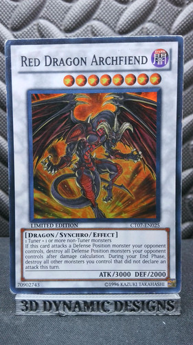 Red Dragon Archfiend CT07-EN025 YuGiOh Collectible Tins 2010 card