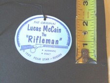 1950's Lucas McCain Hartland Western Rider Set custom reproduction Hang Tag