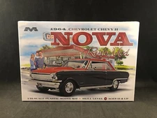 Moebius 1964 Chevrolet Chevy II Nova Resto Mod 1:25 Scale Plastic Model Kit 2321