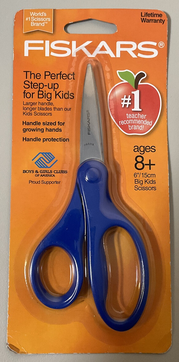 Fiskars Blue Scissors Ideal Step-Up for Older Kids-image