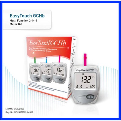 EasyTouch GCHb 3-In-1 Glucose/Cholesterol/Hemoglobin Monitoring System