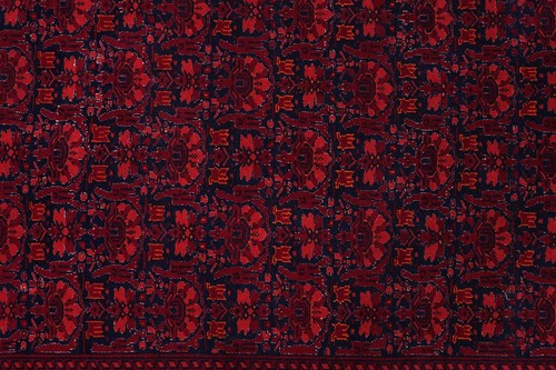 Afghan Mauri Teppich 200x300 Handgeknüpft Rot Geometrisch Orient Kurzflor a - Picture 6 of 8