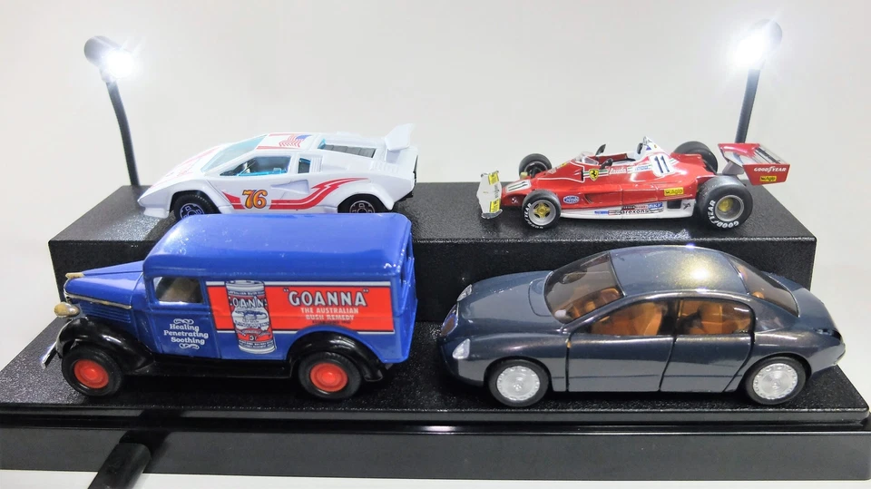 teca box vetrina led espositore per modellini auto scala 1:24 1:43 display case - Immagine 4 di 4