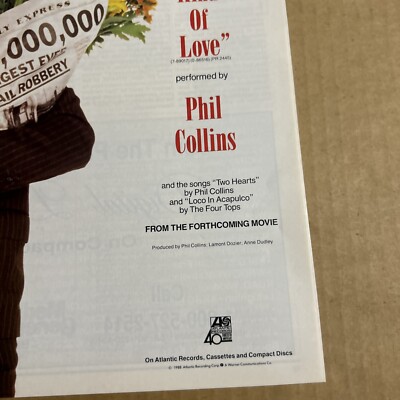 13 By 11” Bill Murray Buster Phil Collins A Groovy Kind Of Love