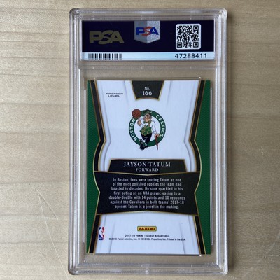 2017-18 Select Premier Jayson Tatum RC PSA 9 Card No 166