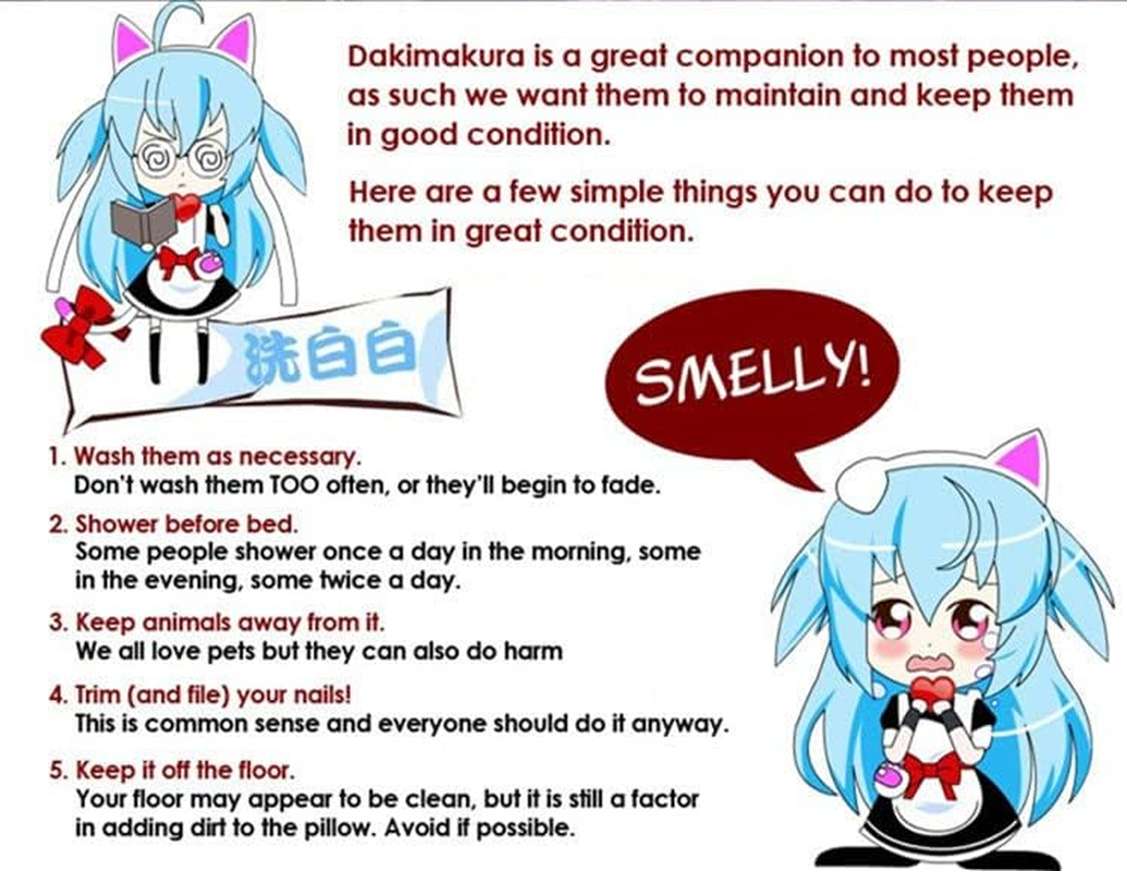 Miku Nakano Anime Body Pillow Peach Skin 59"X19.6" Bedding Pillowcase