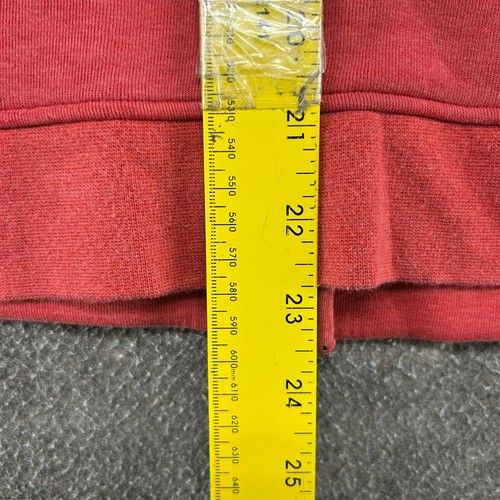 North Face Hoodie Boys XL Red Full Zip Swoosh Spellout Tech Fleece Windrunner - Picture 17 of 18