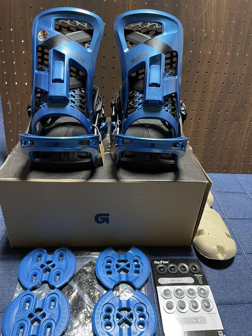 Burton Genesis Men's Snowboard Bindings, Blue, Size S 16/17 Burton Genesis Men's Snowboard Bindings, Blue, Size S 16/17