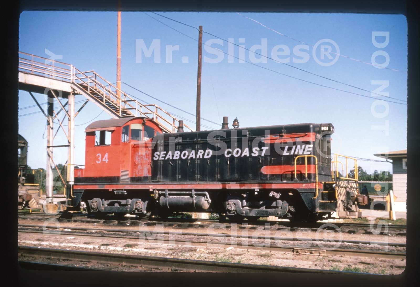 Duplicate Slide SCL Seaboard Coast Line /Seaboard Air Line Paint NW2 34 ...