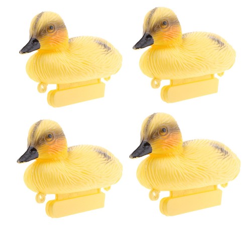 Pack-4 Floating Duck Ducklings Garden Ornaments for Garden Park Pool Fish Pond - Picture 4 of 12
