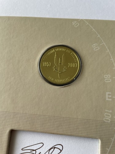 2007 SAS 50th Anniversary Coin & Stamp Presentation Folder - No. 1792 of 2000 - Picture 5 of 7