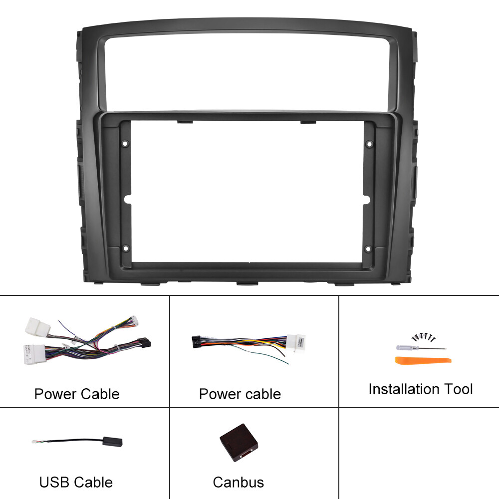 Autoradio Android 9" Pour Mitsubishi Pajero 2006-2014 - CarPlay/Android Auto, GPS, 4G, Caméra De Recul