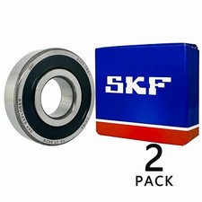 2PACK SKF 6305-2RS1 25X62X17MM Double Rubber Seal Ball Bearings 6305RS