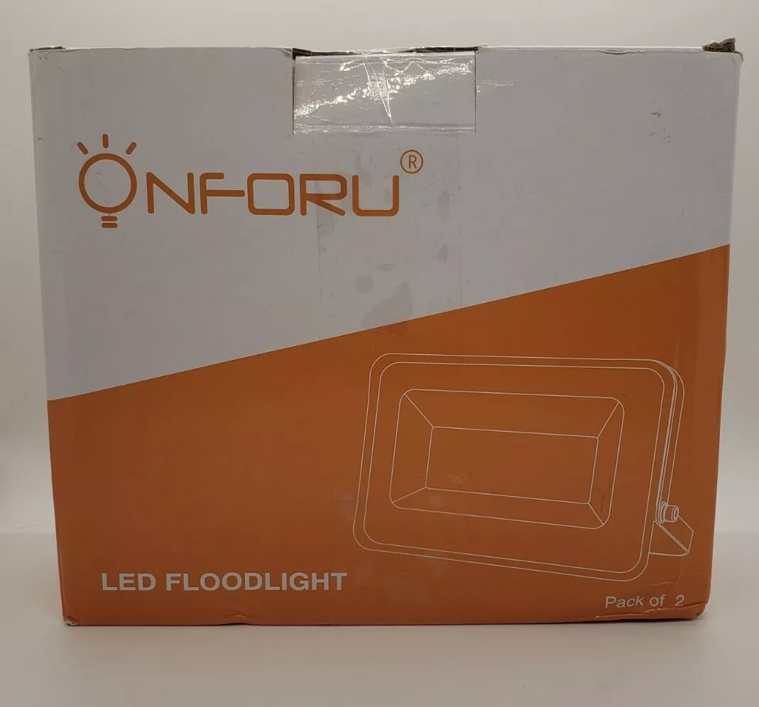 Onforu Pack 50W LED Flood Light with Plug, 5000lm Super Bright LED Work  Light, eBay