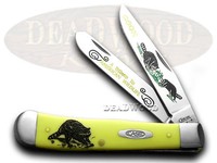 Case Xx Yellow Coon Trapper 1/600 Pocket Knife Knives on sale Case Xx Yellow Coon Trapper 1/600 Pocket Knife Knives on sale