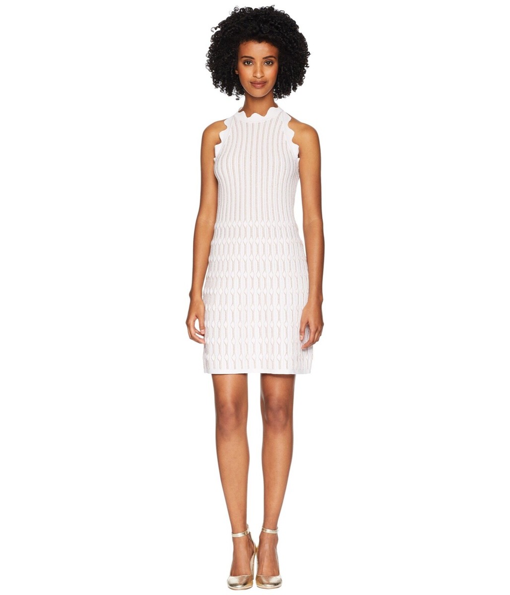 NWT Ted Baker owstie knitted dress, pale pink, Sz 0