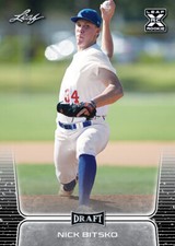 Nick Bitsko 25 count lot 2020 Leaf Draft Baseball Rookies XRC RCs