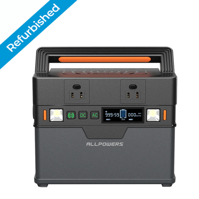 ALLPOWERS 288Wh 300W Portable Power Station AC Generator Certified Refurbished