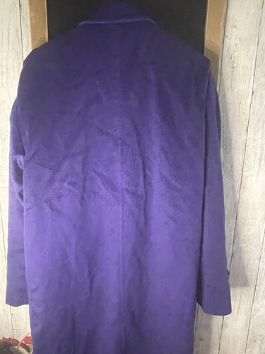 Vintage Damen 100% Wolle Lila Mantel Coat Gr. S/M Billi by Billycoat - Bild 5 von 7