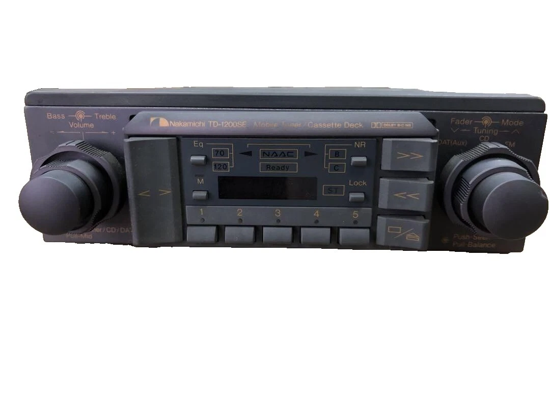 Reproductor de Cassette Nakamichi Car Audio In-Dash units