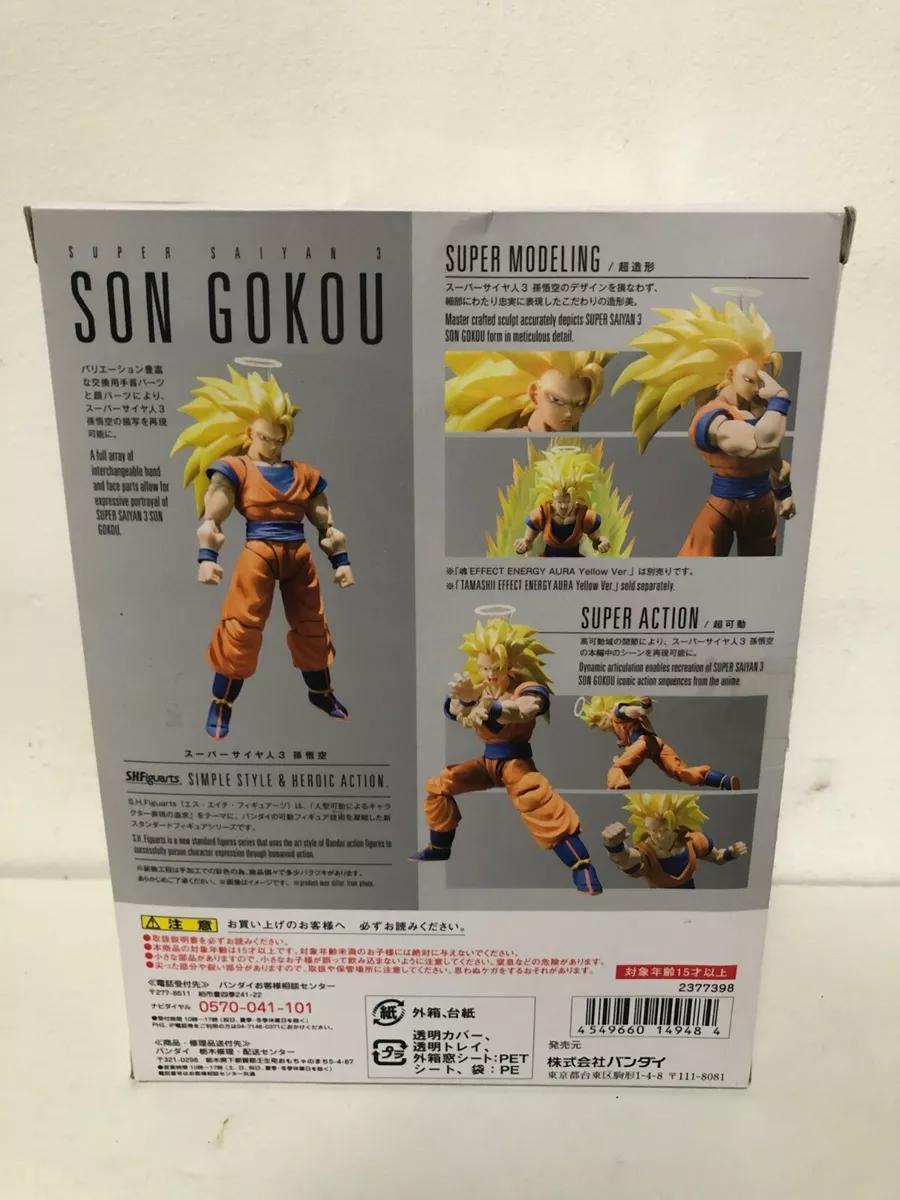 Super Saiyan Son Gokou 3 SH Figuarts Action figure review - Bandai