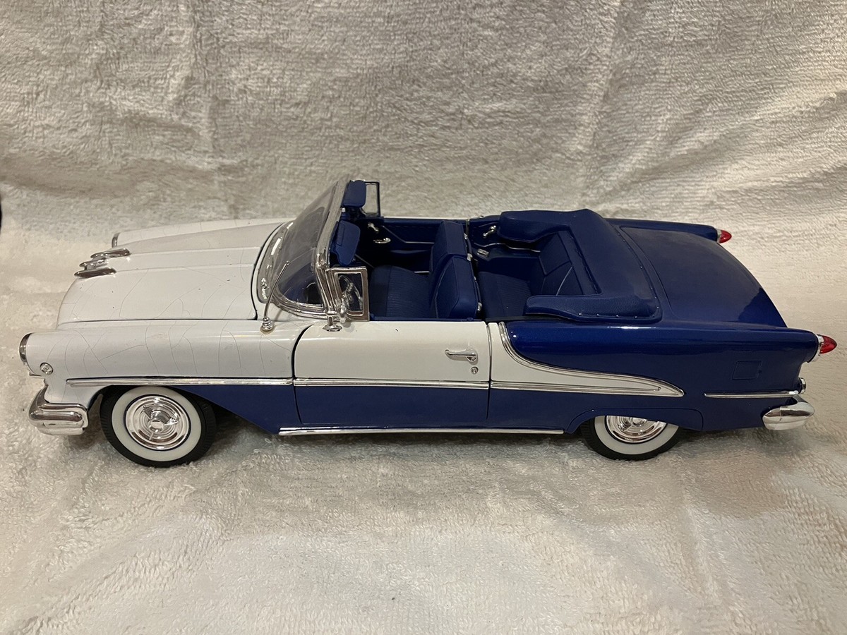Welly 1955 Olds Super 88 Convertible 1:18 Die Cast Deep Blue | eBay