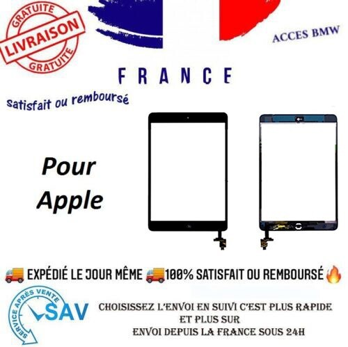 Digitalizzatore Touch Screen Bianco Per IPad Mini 1 E 2 – Vetro Anteriore Con Connettore IC